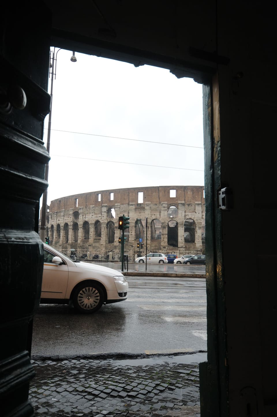 entrance to the historic building