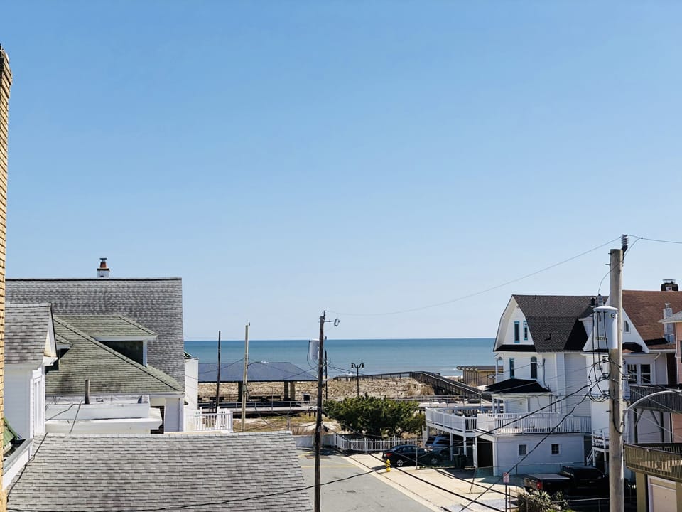 View from the third floor bedroom balcony!