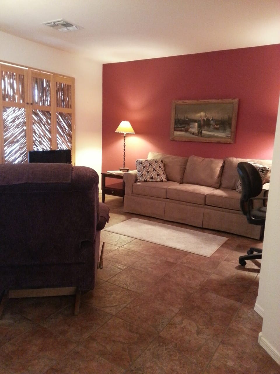 While waiting to see the Golf Course