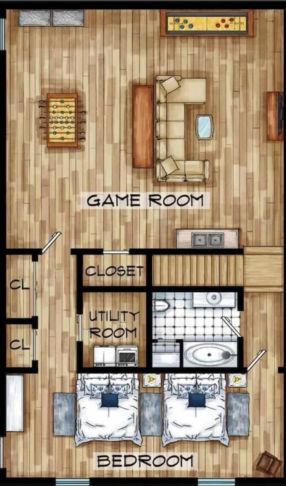 Game Room - Floorplan
