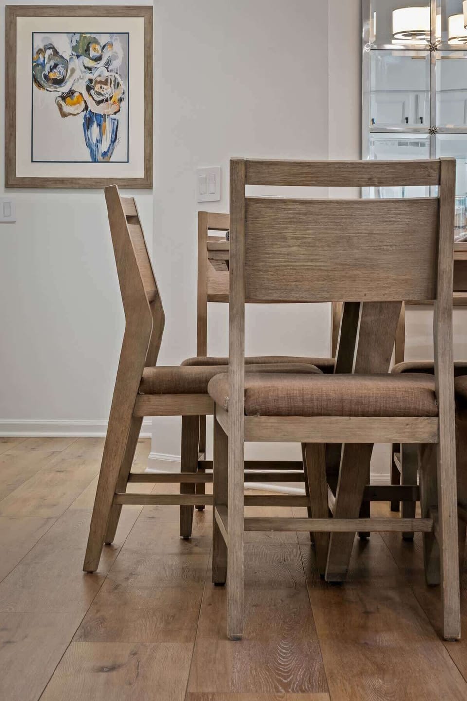 These stylish chairs are ready to welcome friends, family, and good times. 