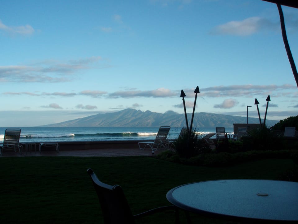 Sunrise on Molokai while sipping your morning coffee on the lanai