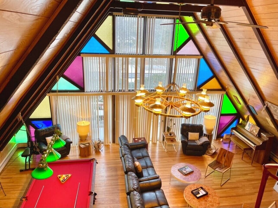 Iconic view from the balcony has been featured in magazines and short films