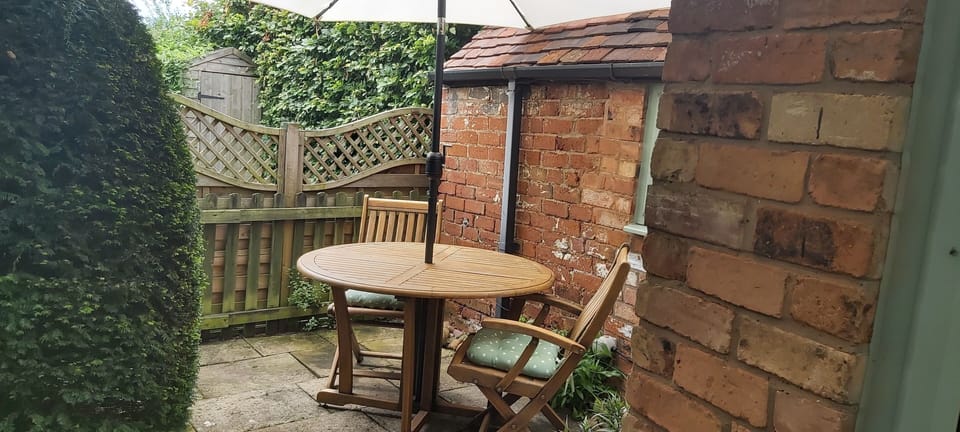 Private terrace outside 