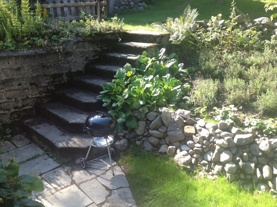 Garden and grill.