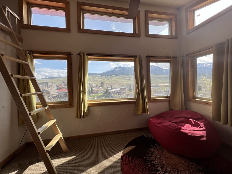 upstairs living area