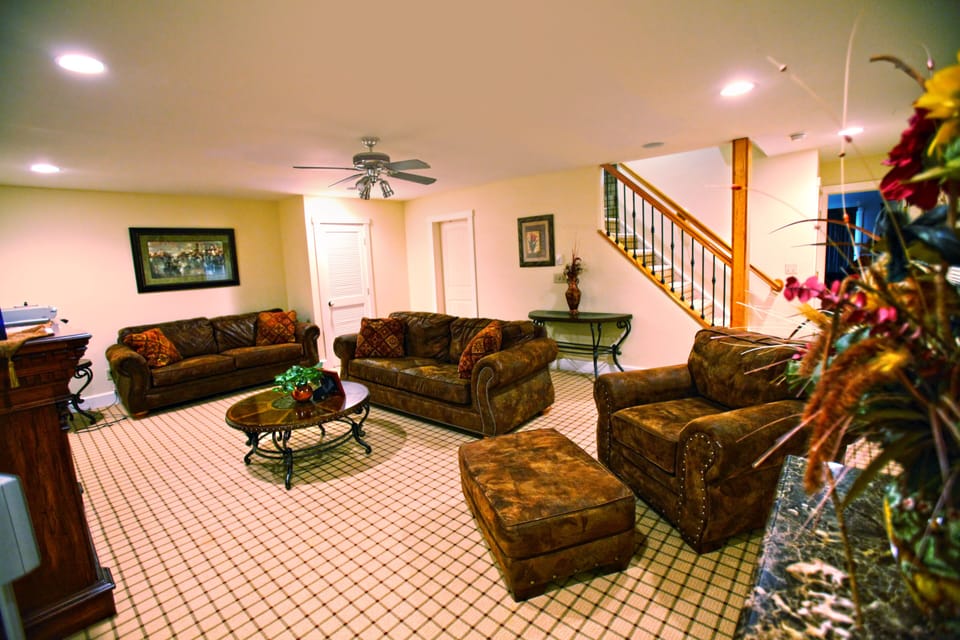 Downstairs den area, sleeps 4 (2 sofa beds)