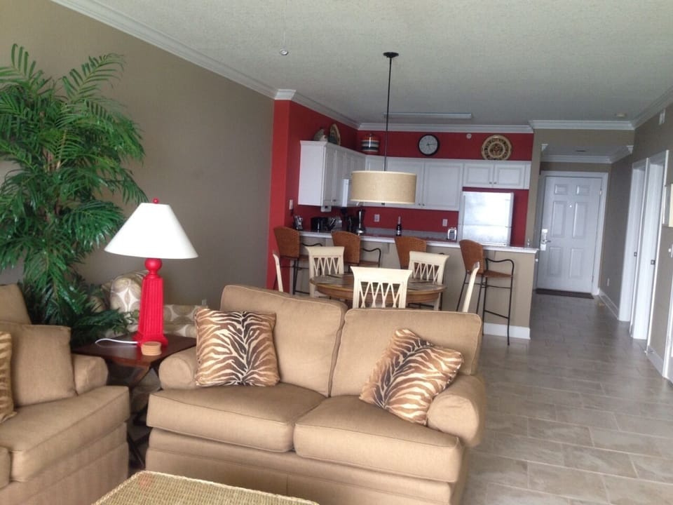 Living room to kitchen