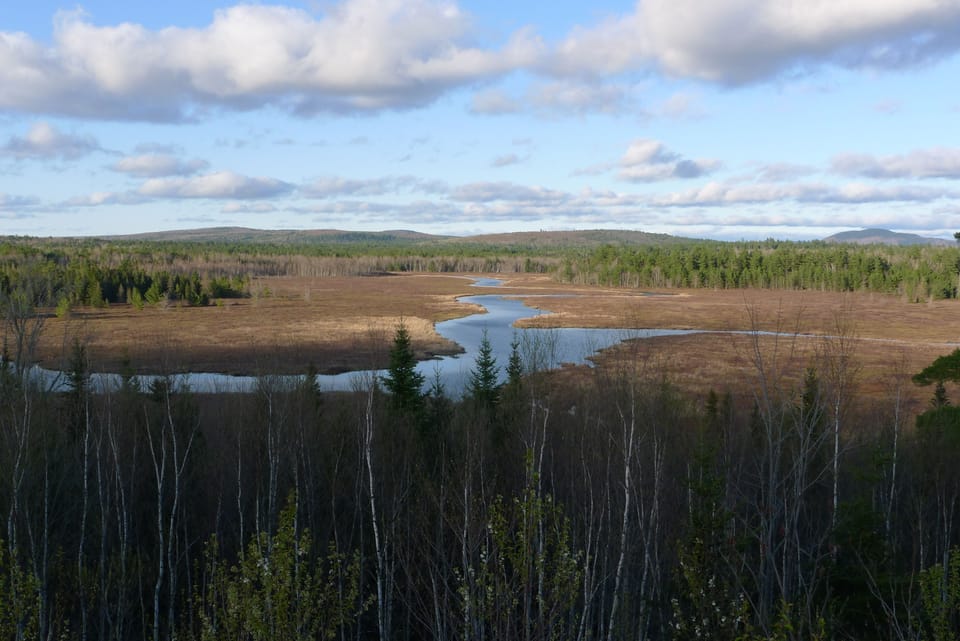 scenic 1.5 hour drive from Bangor, Maine