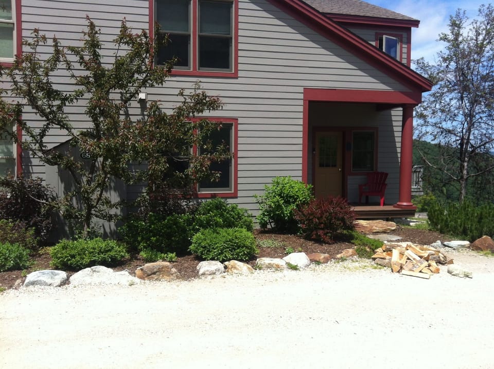 Front of condo.