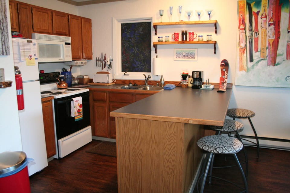 Kitchen and dinning side view