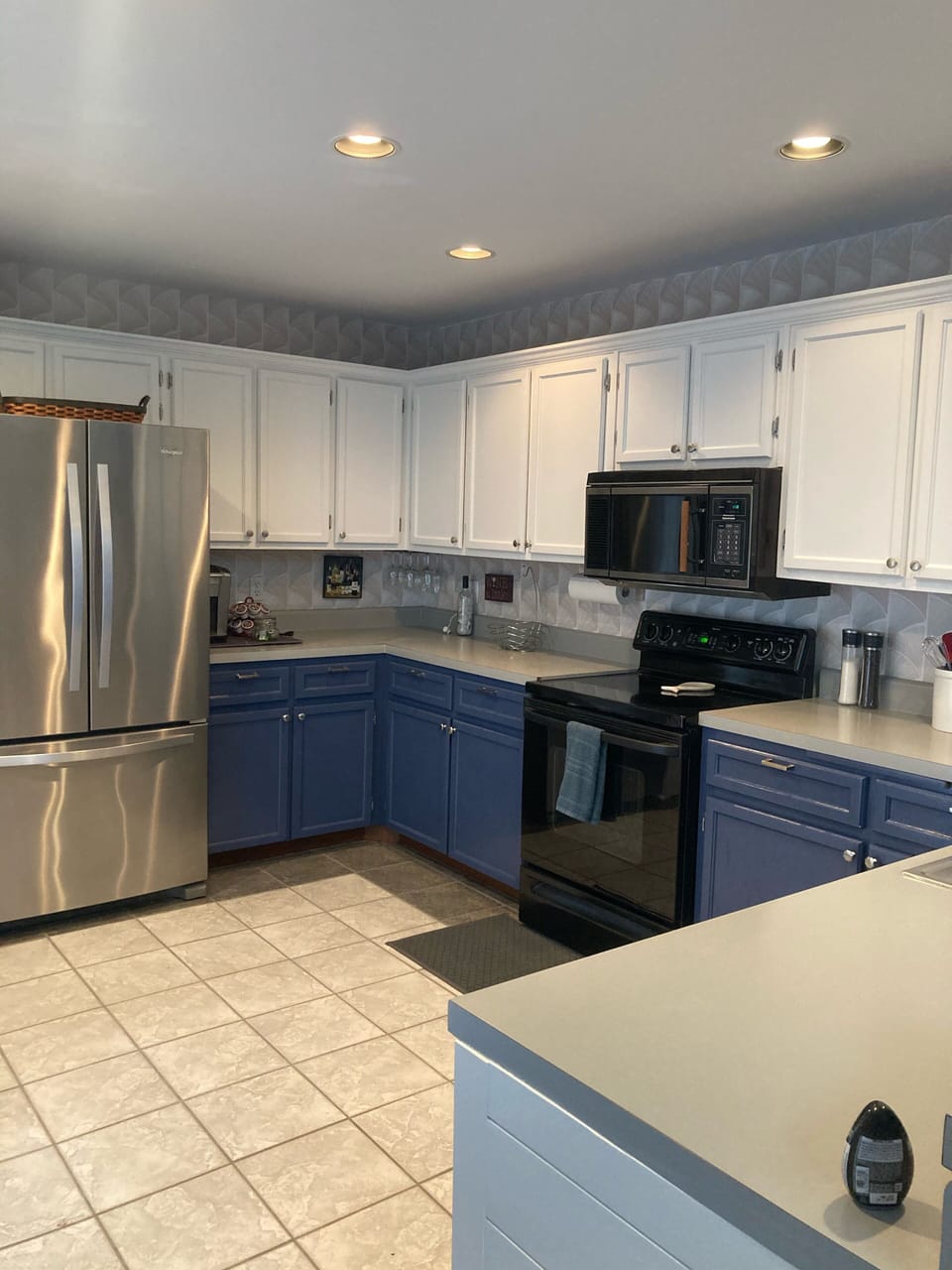 Fully stocked kitchen