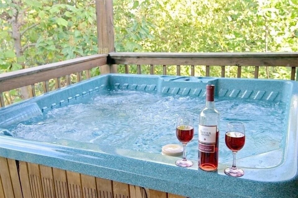 Hot Tub on Back Deck