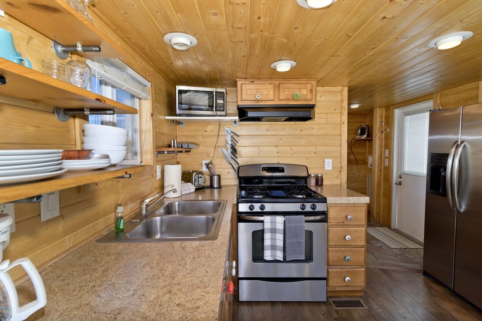 Well appointed kitchen.
