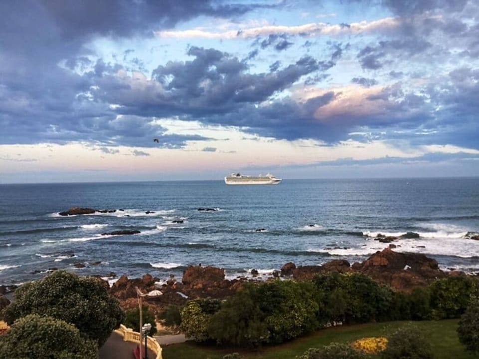 Vista da varanda da frente