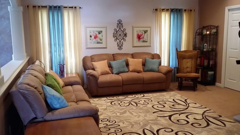 everyone can gather in the large living room