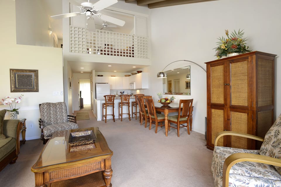 Spacious living area for relaxing and socializing