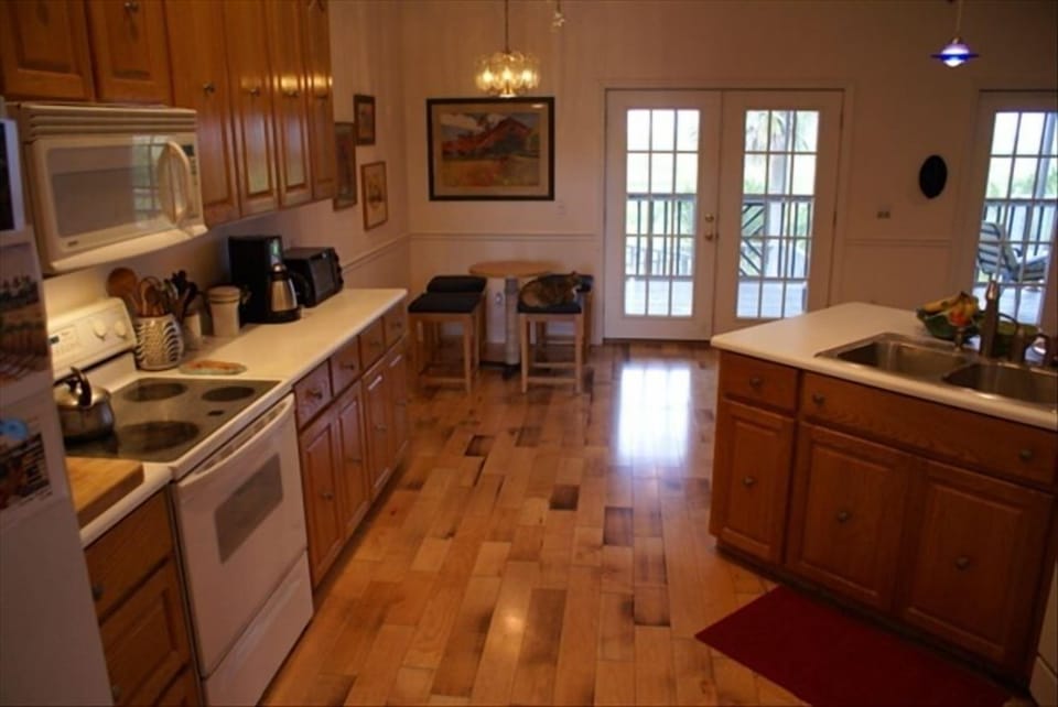 From the kitchen looking to the marsh