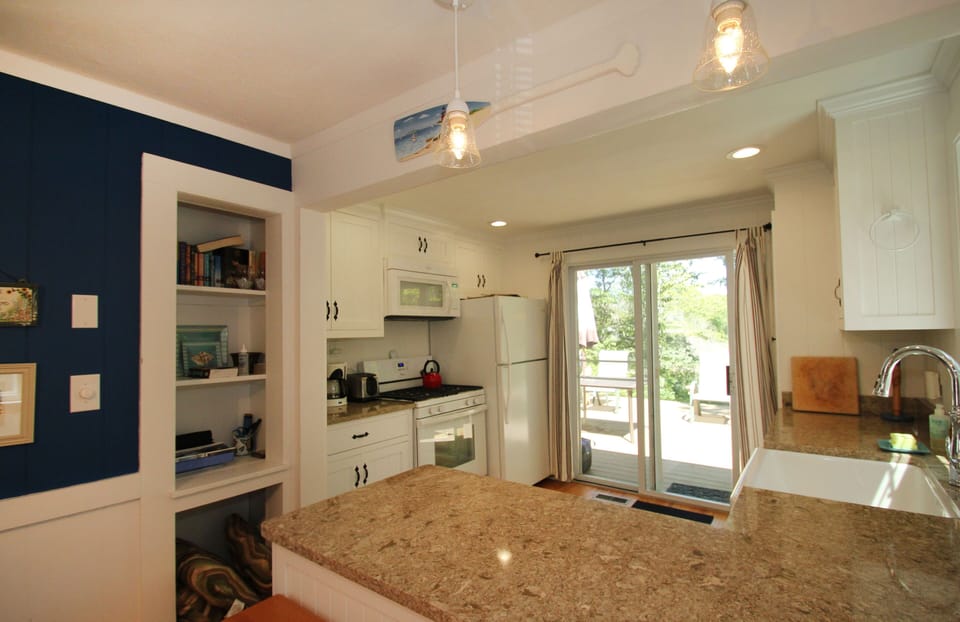 Kitchen and Slider To Deck