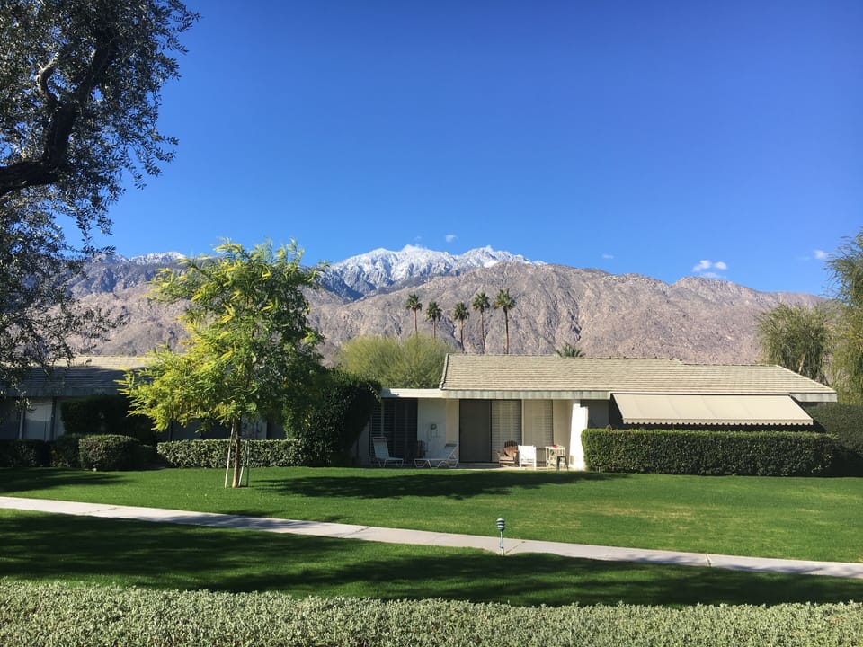 View from patio