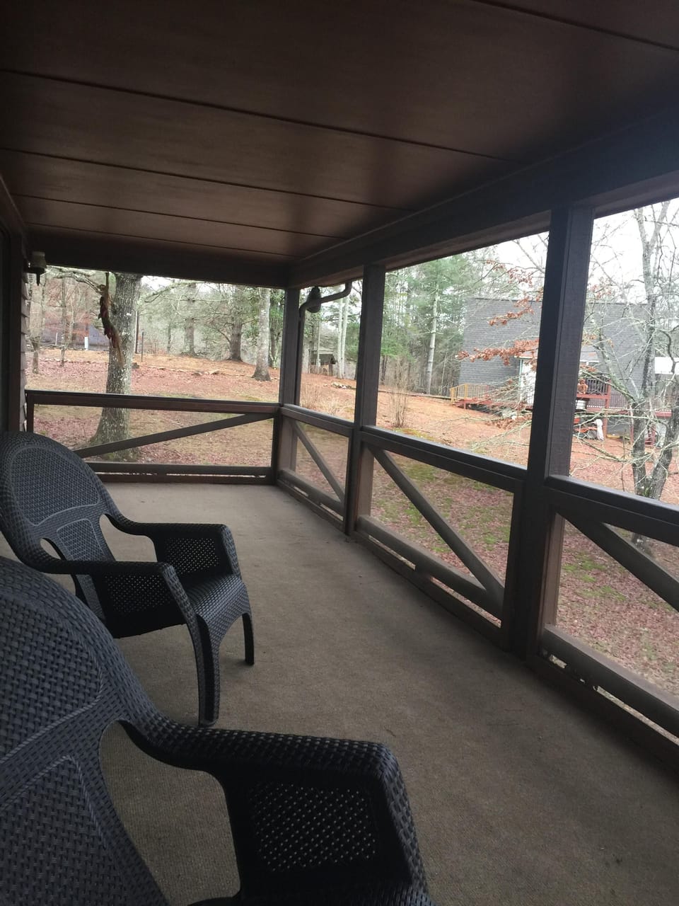 Main level full porch