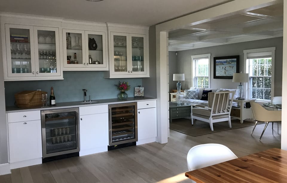 Bar area opens to dining and living space for great together time!