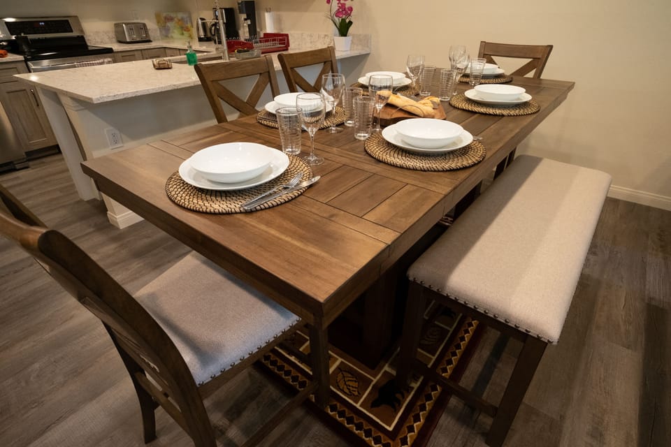 There is plenty of space for you and your family/friends in the living room!