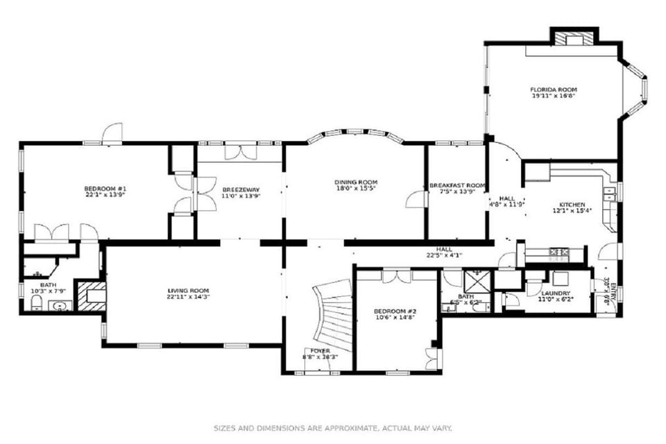 1st Floor Floorplan