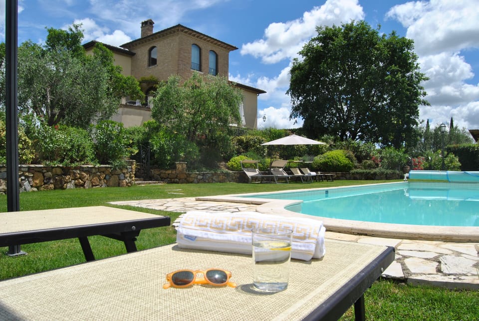 Heated private pool