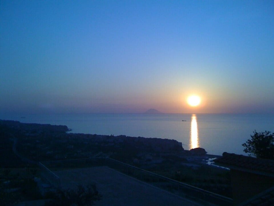 Watch the sun set from the terrace