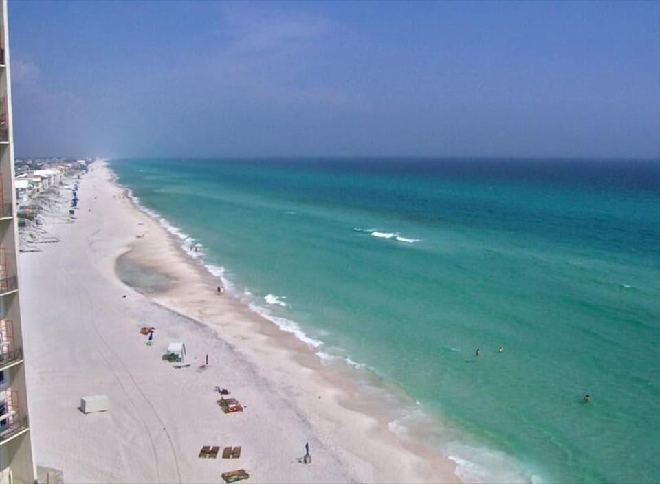 VIEW FROM MASTER BEDROOM BALCONY - CAN SEE SHELL ISLAND ON A CLEAR DAY!!!!