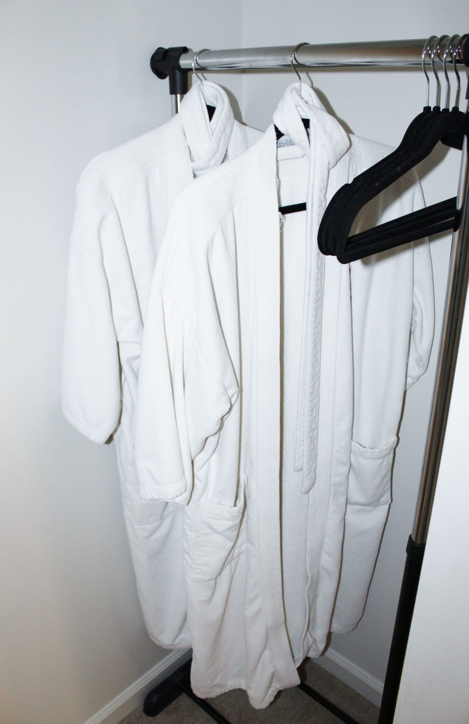 Twin bedroom includes spa robes