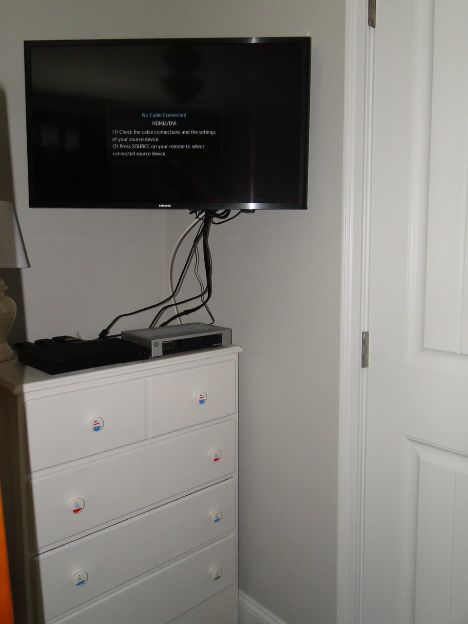 1st Bunk bedroom, 32" flat screen TV and DVD