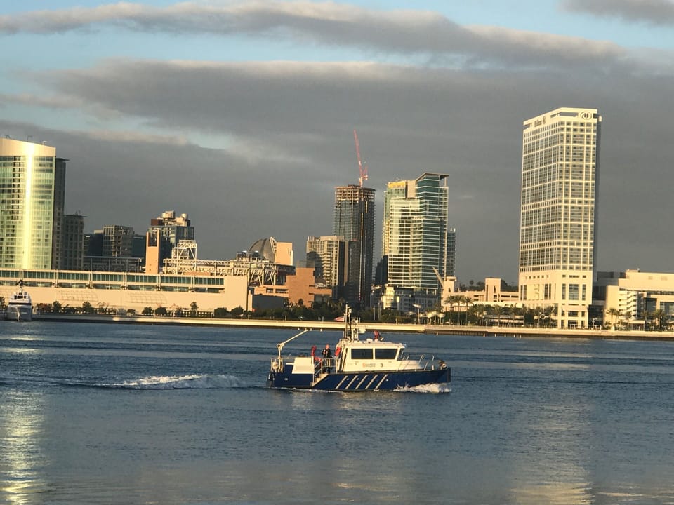 San Diego from Coronado Island.