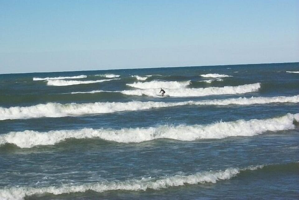 Try Surfing on Lake Michigan!! Lessons & Rentals Are Available In New Buffalo.