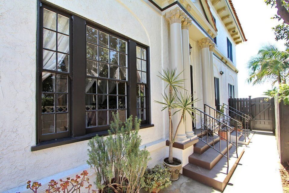 Entry leading to your private entrance