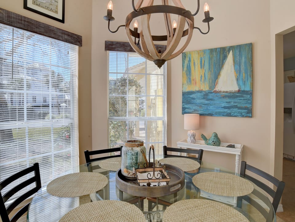 Dining room view towards street.