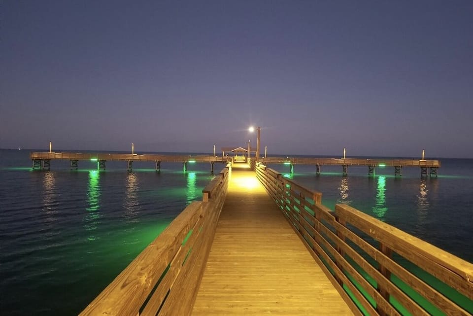 Fulton Town Fishing Pier is just a few minutes from your front door!