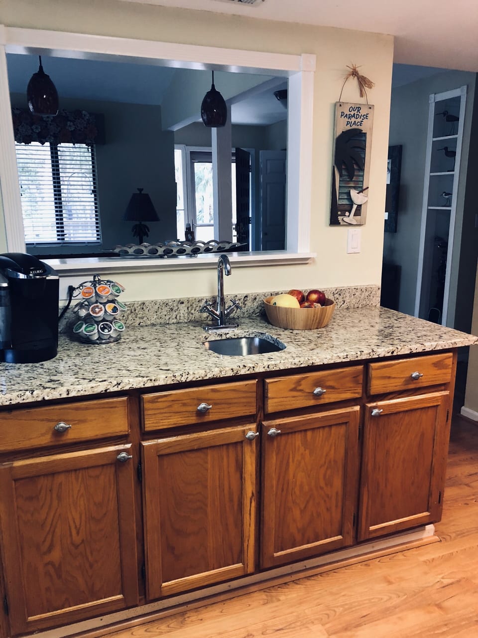 bar sink in kitchen