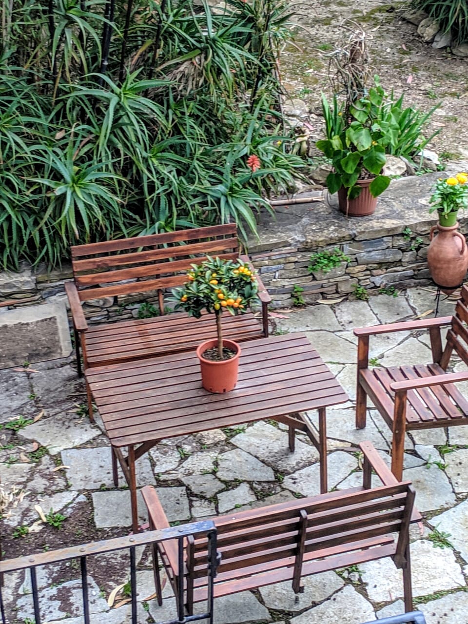 The private terrace of the Nisha.
