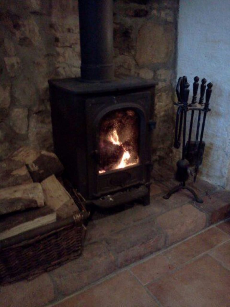 Unlimited logs for the wood burning stove