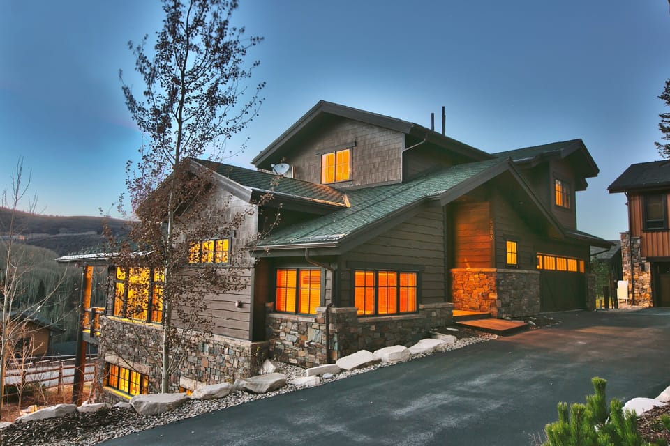 two car garage and one designated parking space accompany this property