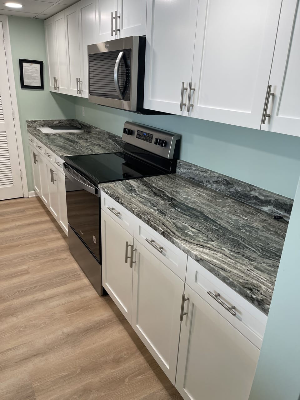 Newly renovated kitchen.
