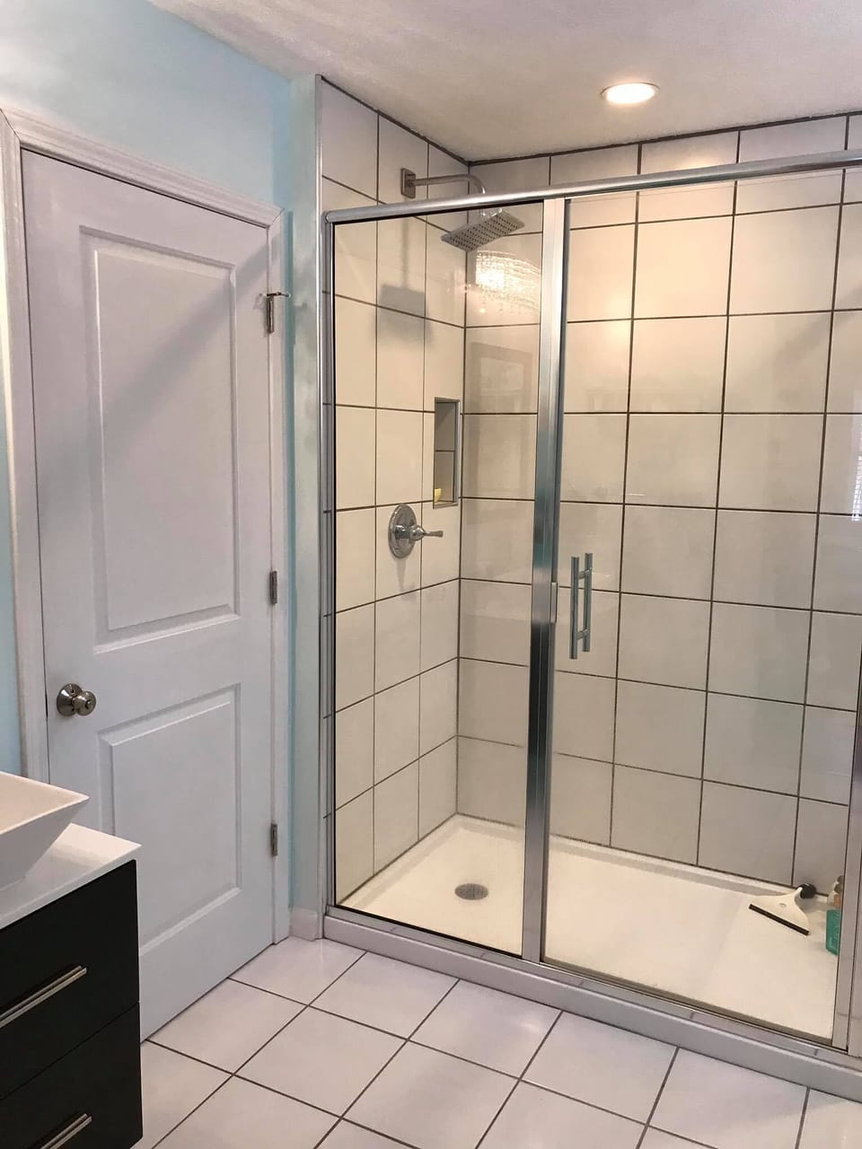 Master shower