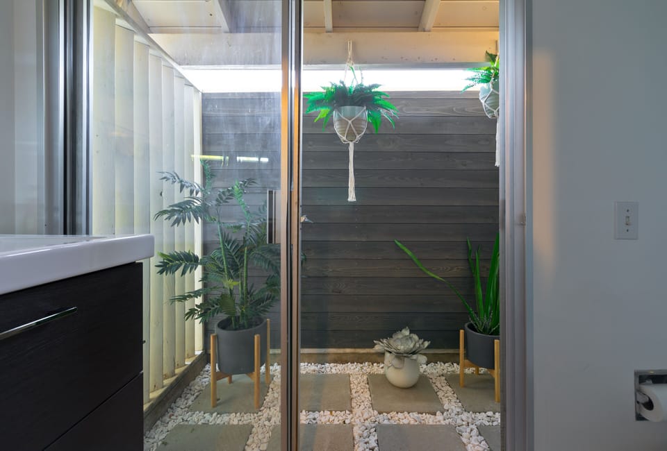 Atrium off Master Bath