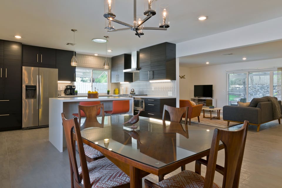Dining Room to Kitchen & Living