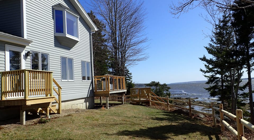 View from fenced yard. Perfect for kids and pet.