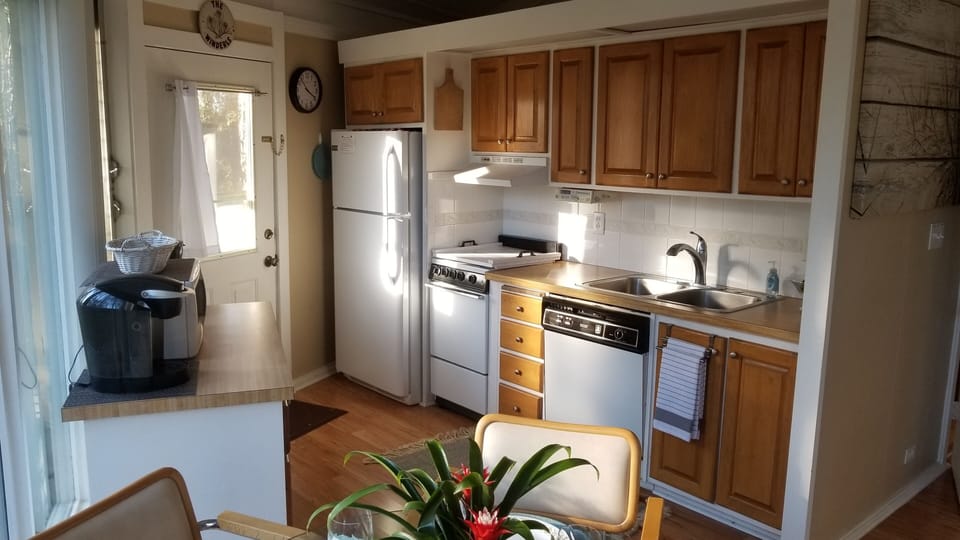 Fully stocked kitchen to prepare all your meals in!