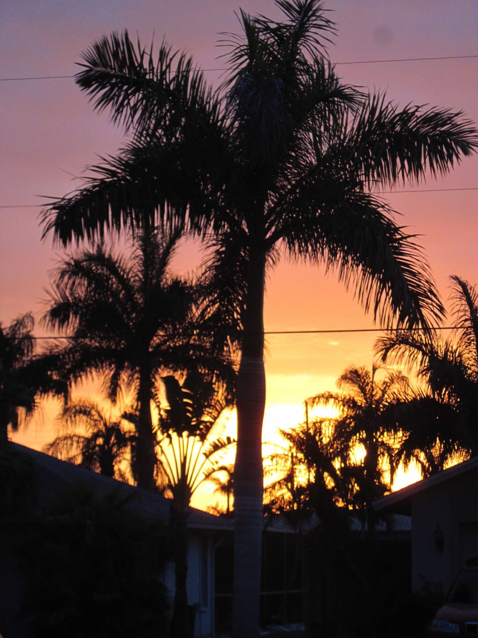 Perfect Sunsets from the lanai and pool