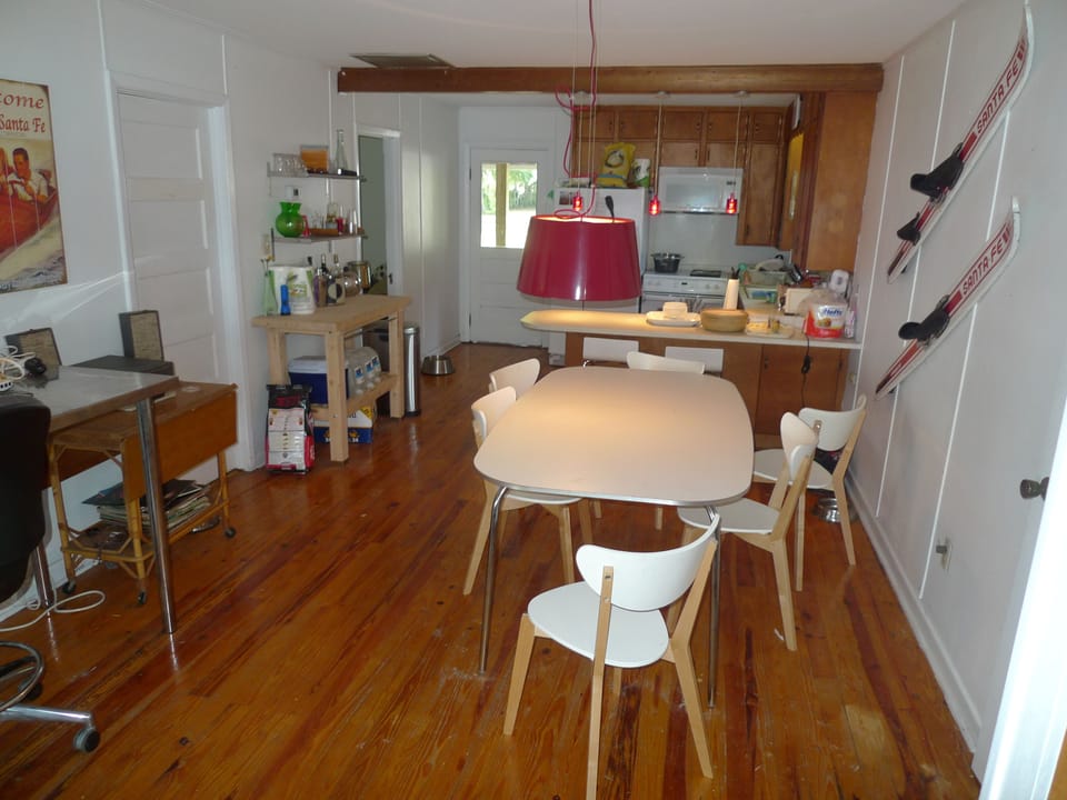 Kitchen and dinning area